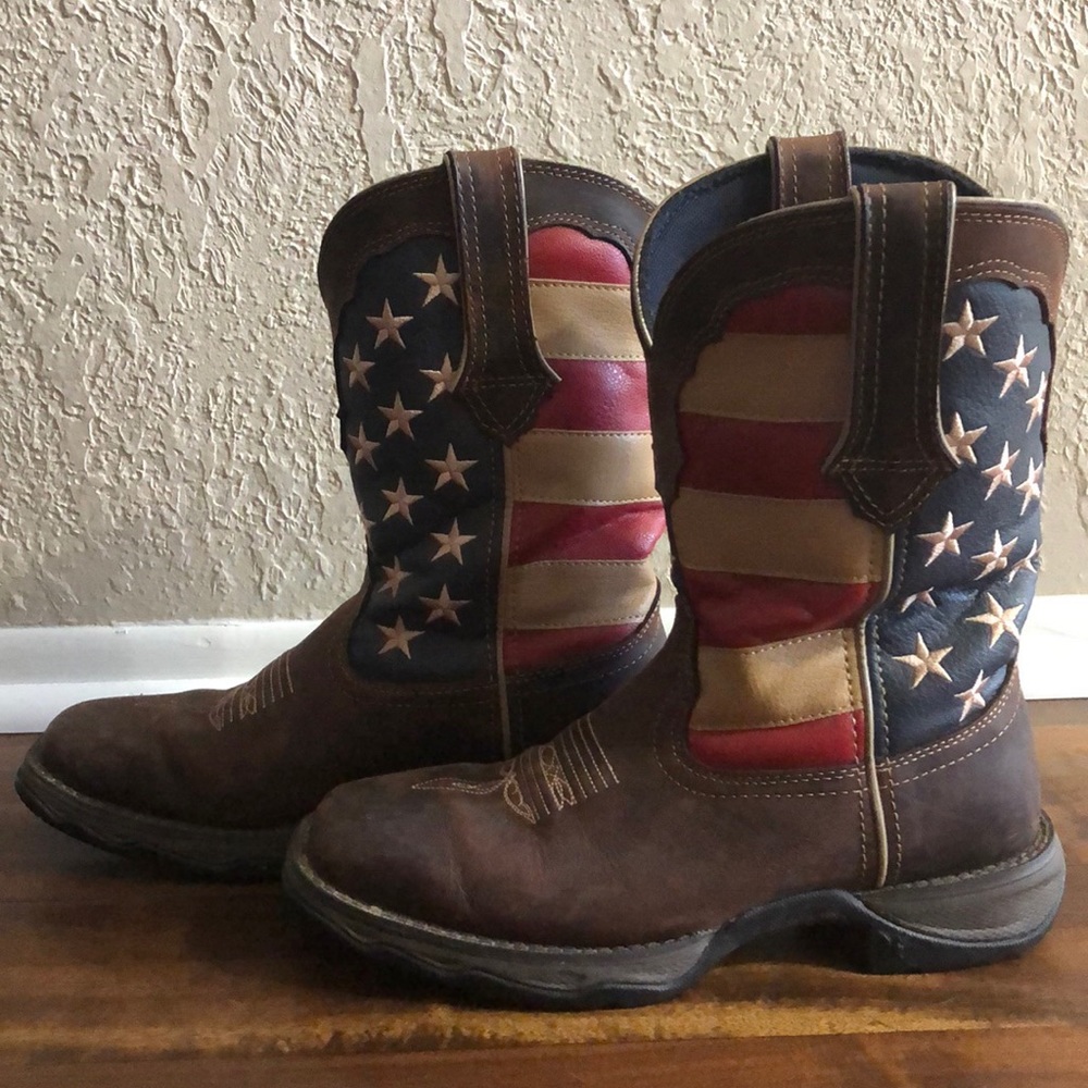 Ladies Durango American Flag Boots